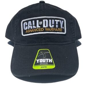 Call Of Duty Advanced Warfare embroidered youths strap back black hat